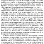 Looking Within BJP leaders must review their understanding of Hinduism ( 2009)