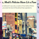 Narendra Modi, an International Embarrassment