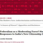 Federalism as a Moderating Force? State-level Responses to India’s New Citizenship Law