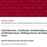 Introduction. Academia, Scholarship and the Challenge of Hindutvaism: Making Sense of India’s Authoritarian Turn