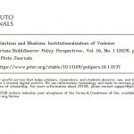 Hindutva Vigilantism and Muslims: Institutionalization of Violence