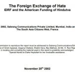 The Foreign Exchange of Hate IDTF and the American Funding of Hindutva