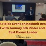Steps Away from U.S. Capitol, VHPA Holds Event on Kashmir with January 6th Rioter and Middle East Forum Leader