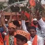 Bajrang Dal members dance with swords on north Karnataka road, DC promises action