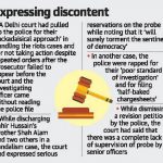 Court pulls up police for ‘harassing’ Delhi riots victim