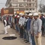 Row Over Namaz In Gurgaon Again, Praying Muslims Face Jai Shri Ram Chants