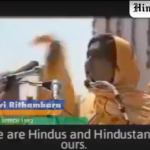 Sadhvi Rithambara’s speech calling for destroying all the mosques in India