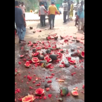 Hindutva Group Destroys Carts of Fruits Sold by Muslim Sellers at Dharwad Temple