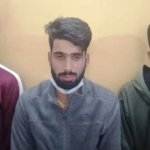 Why are three Kashmiri students in jail after court granted them bail?