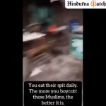 Muslim eatery vandalised