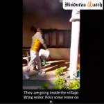 Hindu extremists set fire to house of a Muslim leader