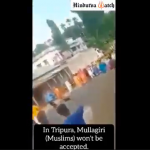 Anti-Muslim slogans raised in a rally in Tripura