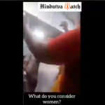 Hindu priest assaulted a Muslim man on train