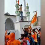 ‘Hindutva Forces Responsible for Planting Saffron Flag on Top of Mosque’: PUCL Bihar
