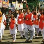 Over 200 Durga Vahini women booked for marching with weapons in Kerala