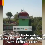 Hindu extremists vandalize Muslim shrine