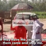 Hindu extremist gives rape threat to Muslim women in police presence