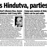 BJP spews Hindutva, parties corner it ( 2009 )