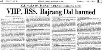 VHP, RSS , Bajrang Dal banned