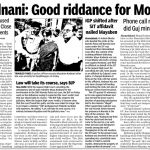 Kodnani : Good riddance for Modi? (2009)