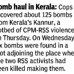 Bomb haul in Kerala (2008)