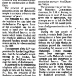 Temple graffiti raises tension in Gaya (1992)