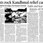Blasts rock Kandhmal relief camps (2008)