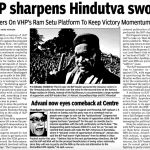 BJP sharpens Hindutva sword (2007)