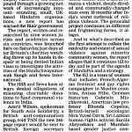 Report warns Britain on saffron pound (2003)