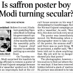 Is saffron poster boy Modi turning secular? (2007)