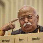 The Hindu: RSS chief visits temple in Chhattisgarh on Congress’ invite