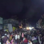 BJP leader led Hindu mob plays provocative songs in front of Mosque