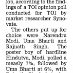 Modi , Bharti score low ( 2005)