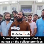 Bajrang Dal goons stop Muslim students from offering prayers