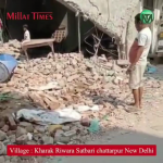 Muslim homes demolished with bulldozers