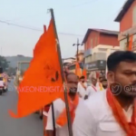 Bajrang Dal members took out a hate rally