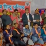 Vishwa Hindu Parishad distributes tridents among young Hindus