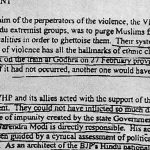 BBC Row: UK report states VHP planned Gujarat violence in advance, Godhra a “pretext” ( Caravan Magazine)