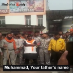 Hindu extremists raised derogatory slogans against Prophet Muhammad