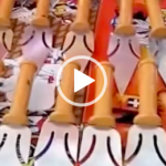 Far-right Bajrang Dal distributes tridents among hundreds of Hindu men