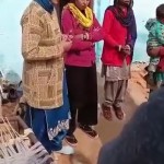 Locals heckle and stop Christian community members from offering prayers inside a church