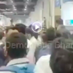 Hindu far-right members vandalized Christian stall at book fair