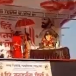 Hindu priest Kalicharan Maharaj delivers anti-Muslim hate speech