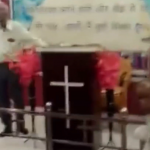 Members of Hindu far-right groups heckle Christians