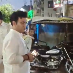 BJP councilor Ravinder Singh Negi forcedly closed Muslim meat shops