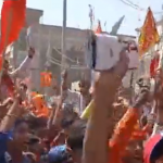 Bajrang Dal members raise hateful slogans against Muslims