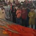 VHP, Bajrang Dal distributes trishuls in Narayangarh