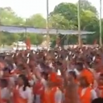 1100 Trishuls distributed at an event in Rajasthan