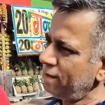 Bajrang Dal members harass a Muslim juice seller in Delhi