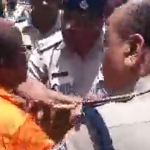 Hindu Mahasabha members celebrate the birth anniversary of Mahatma Gandhi’s assassin Nathuram Godse in Gwalior